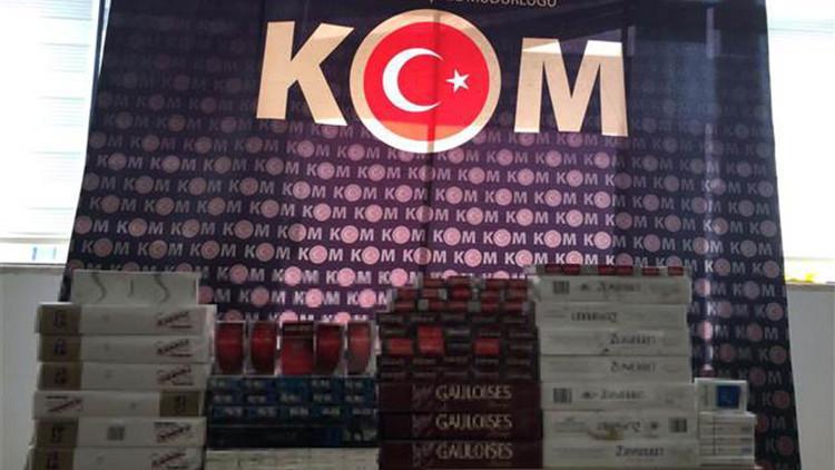 Kaçak sigaralar topraktan çıktı
