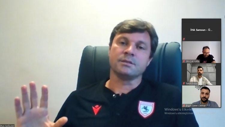 Samsunspor Teknik Direktörü Ertuğrul Sağlam'dan hakem eleştirisi