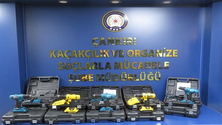 Çankırı'da kaçak 'matkap' operasyonu