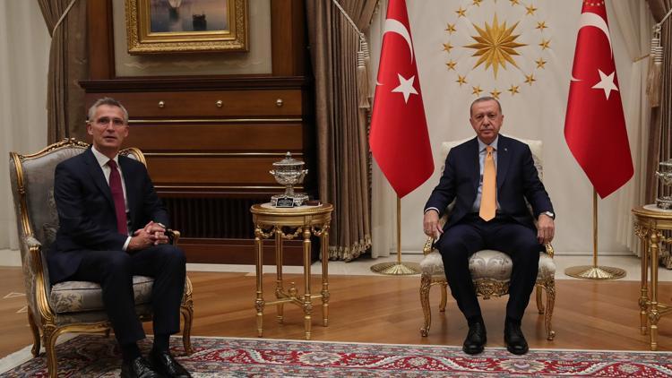 Cumhurbaşkanı Erdoğan, NATO Genel Sekreteri Jens Stoltenberg ile görüştü