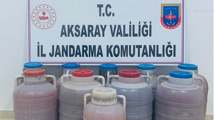 Aksaray’da kaçak içki operasyonu: 2 gözaltı