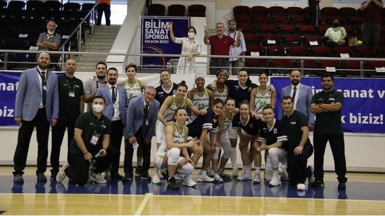 KBSL Sonuçları | Nesibe Aydın: 69 - ÇBK Mersin Yenişehir Belediyespor: 58