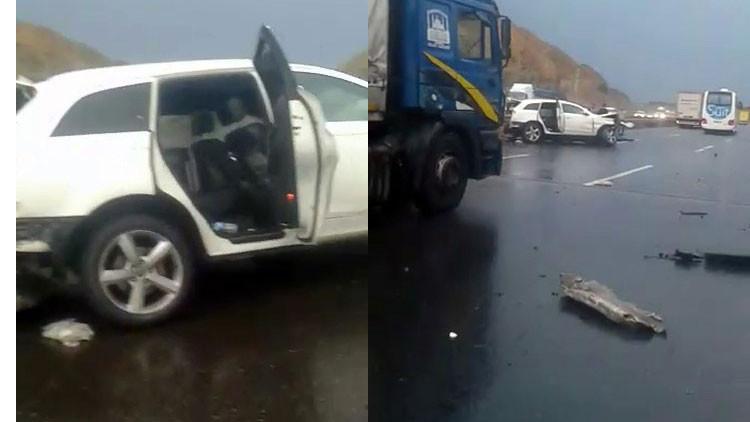 Kuzey Marmara Otoyolu'nda korkunç kaza...