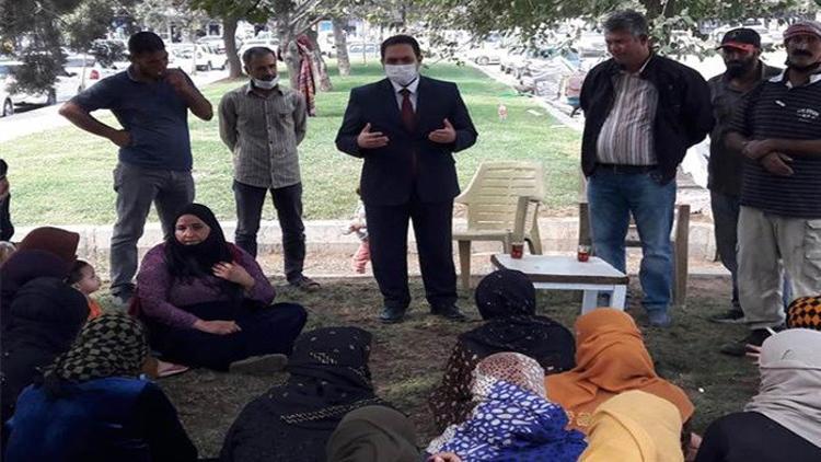 Şanlıurfa'da kağıt toplayıcısı ve dilenen kadınlar uyarıldı