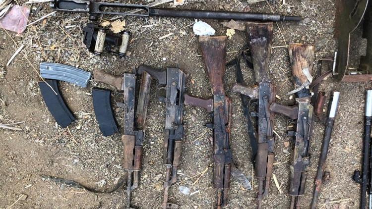 MSB: Irak'ın kuzeyinde PKK'ya ait silah ve mühimmat ele geçirildi