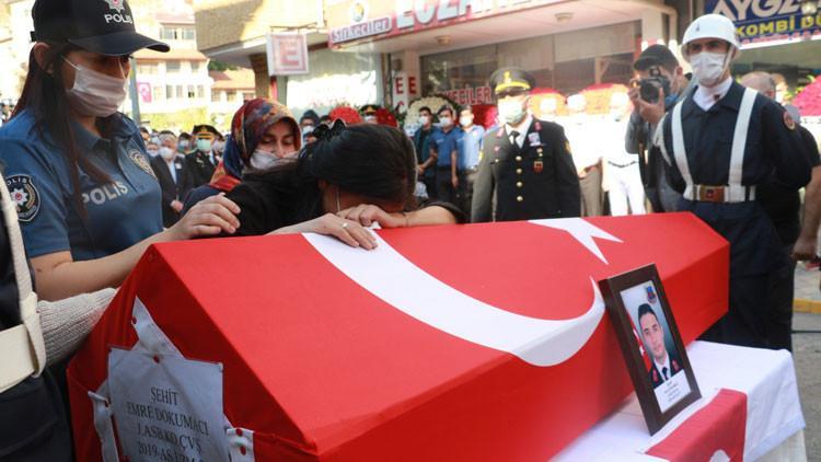 Şehit Astsubay Emre Dokumacı, son yolculuğuna uğurlandı