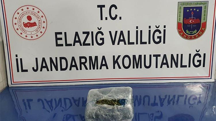 Elazığ'a esrar getirmeye çalışan şüpheli yakalandı