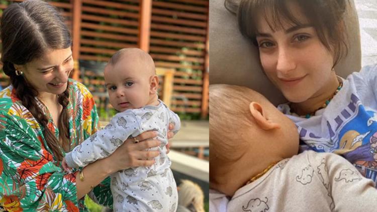 Hazal Kaya ve oğlu Fikret Ali'den yeni fotoğraf!