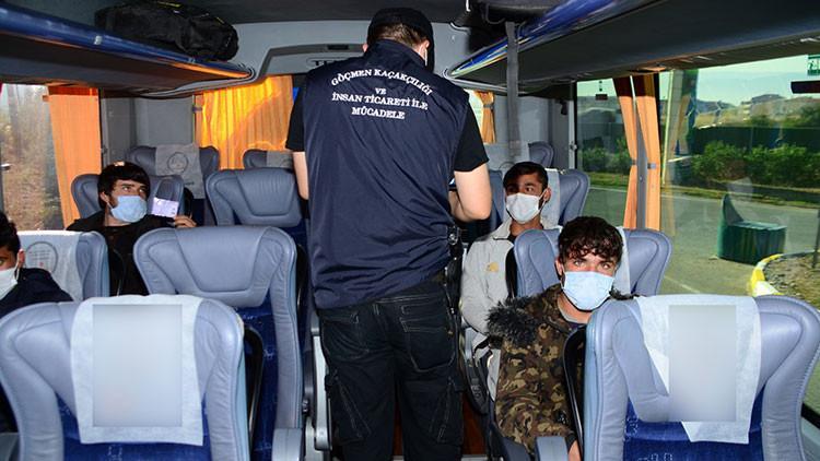 Kocaeli'de 7 düzensiz göçmen yakalandı