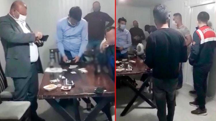 Konteynere kumar baskını: 42 bin lira ceza uygulandı