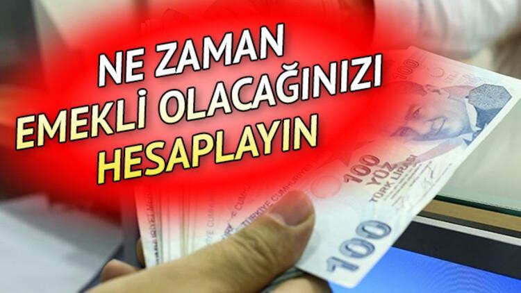 Ne zaman emekli olurum? İşte 2020 emeklilik hesaplama