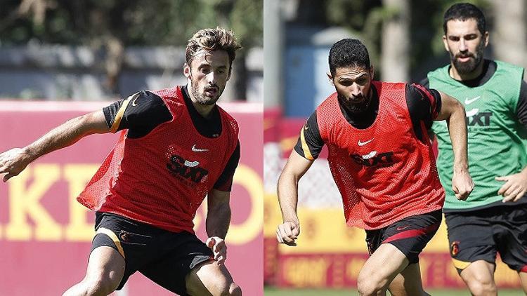 Galatasaray'da Alanyaspor hazırlıkları! Etebo, Emre Akbaba ve Saracchi takımla çalıştı...