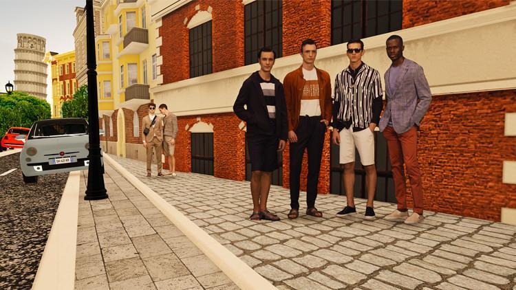 Damat Tween “sanal” modada bir ilk: İtalya sokaklarında Virtual Runway