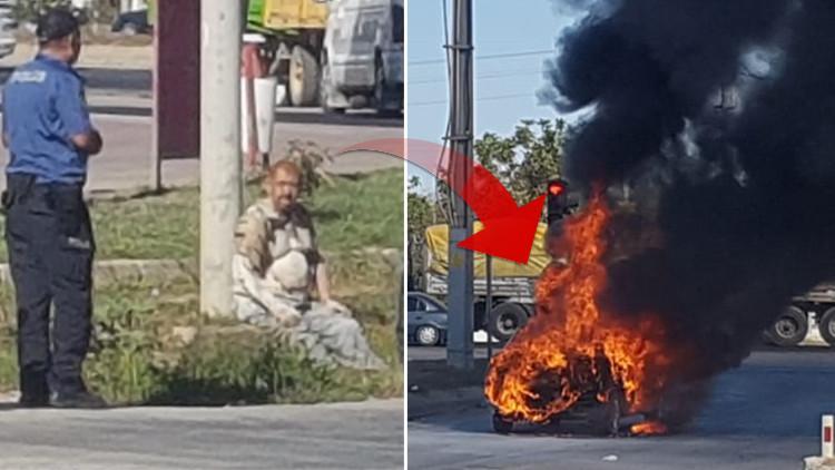Dehşet anları! Son anda kurtarıldı...