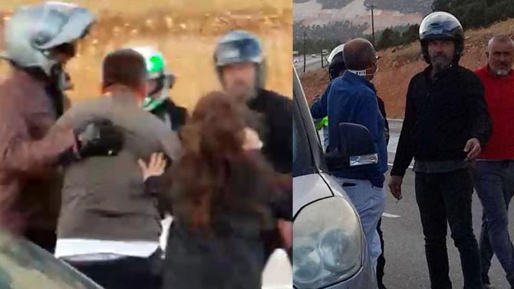 Son dakika... Motosikletli grup dehşet saçtı! Çocuklarının gözü önünde dövdüler...