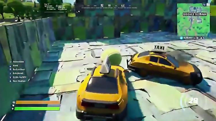 Fortnite’da Rocket League deneyimi