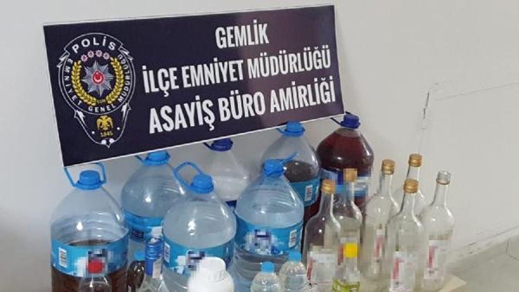 160 litre sahte içkiyle yakalandı, sadece akrabalarına verdiğini söyledi