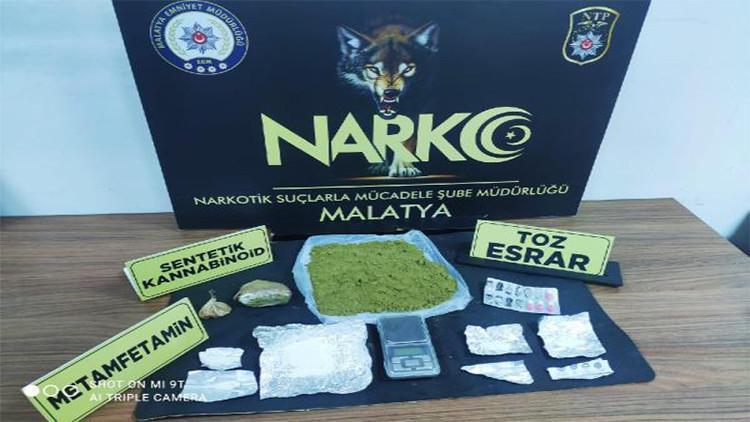 Malatya'da uyuşturucu operasyonu: 5 gözaltı