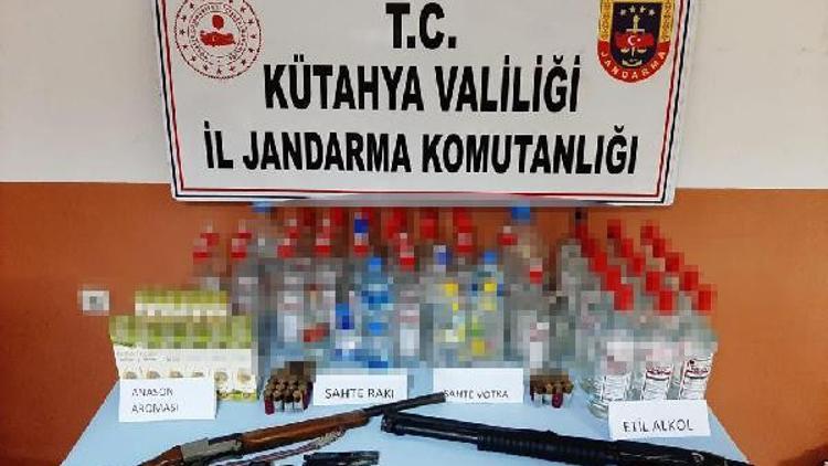 Kütahya'da 17 litre sahte içki ele geçirildi