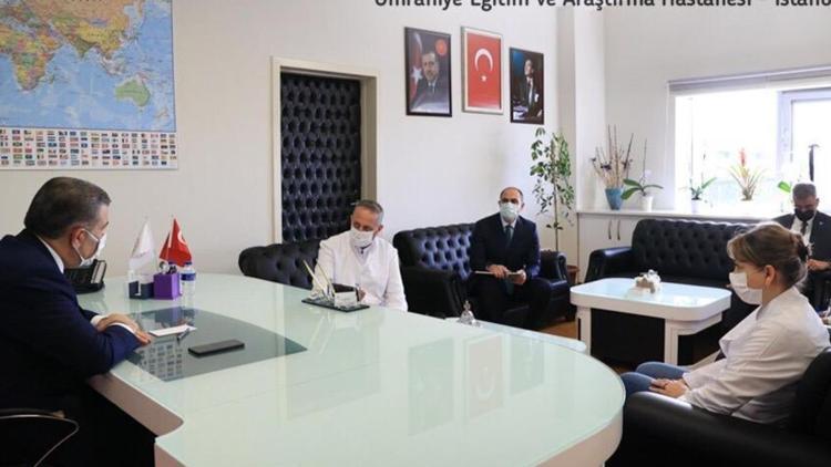 Son dakika haberi: Sağlık Bakanı Koca, Ümraniye Eğitim Araştırma Hastanesi'ni ziyaret etti