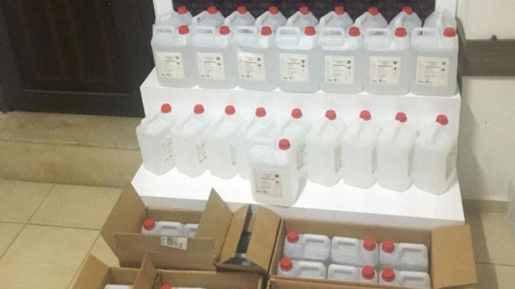 Polisten 'kaçak etil alkol' baskını! 1 gözaltı