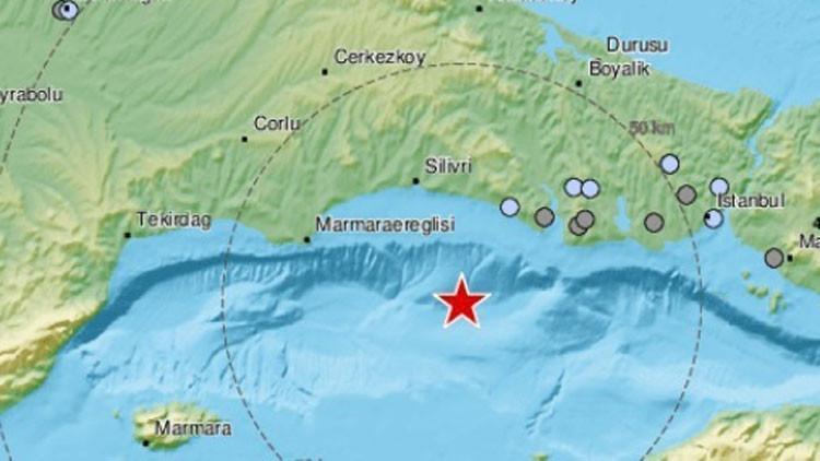 Son dakika... Marmara Denizi'nde 3.1'lik deprem