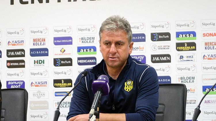 Yeni Malatyaspor Teknik Direktörü Hamza Hamzaoğlu: 'Hak ettiğimiz bir galibiyet aldık'