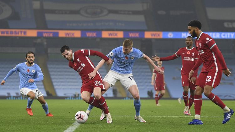 Premier Lig'de Manchester City ile Liverpool birer puana razı oldu