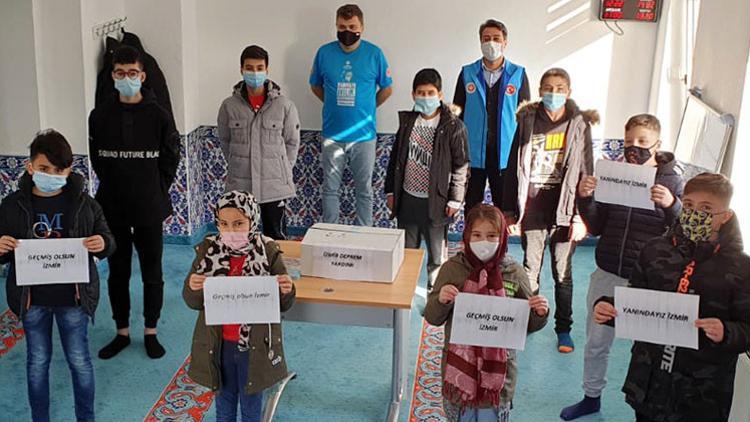 Almanya’da çocuklardan depremzedelere yardım