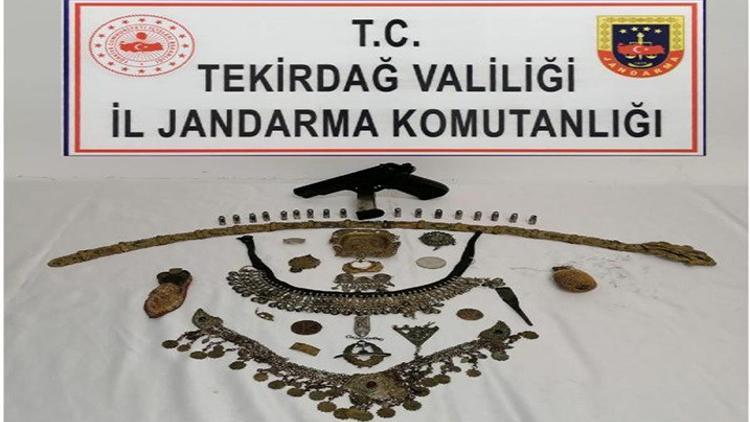 Tekirdağ'da tarihi eser kaçakçılığı operasyonu