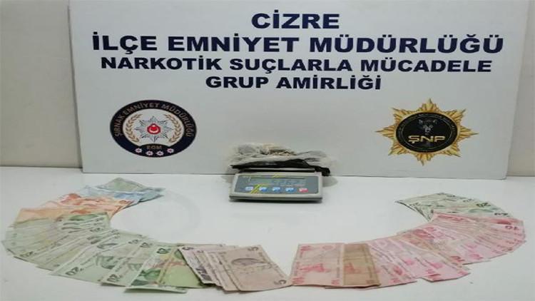 Şırnak'ta uyuşturucu satıcılarına operasyon: 4 gözaltı