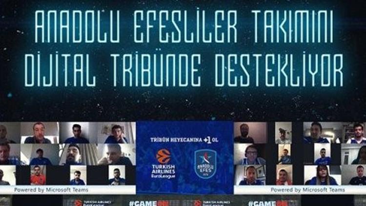 Anadolu Efes'ten "Dijital Tribün" atılımı! Bayern maçında 200 taraftar...