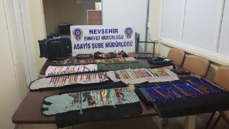 Nevşehir'de tespih koleksiyonu hırsızlığına 2 tutuklama