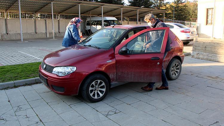 Çalınan otomobiline 17 gün sonra kavuştu