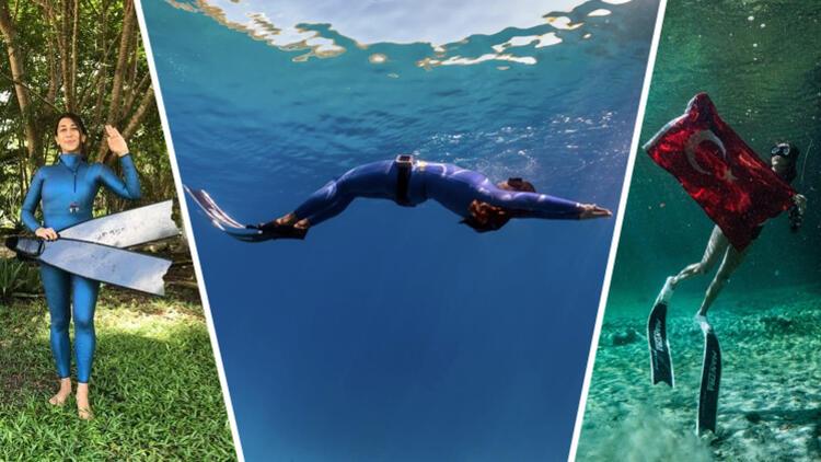 Serbest dalışçı Fatma Uruk, Meksikada dünya rekoru denemeleri yapacak