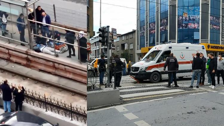 Son dakika haberler: Sultangazi'de tramvay durağında üzücü olay