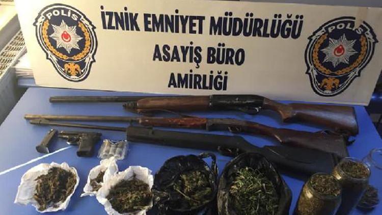 İznik'te uyuşturucu operasyonu: 4 gözaltı