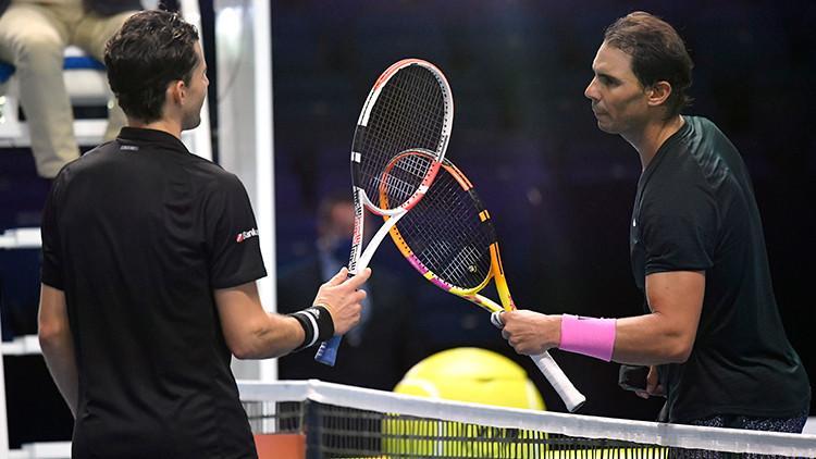 Erkekler sezon sonu turnuvasında Avusturyalı Thiem, İspanyol Nadal'ı 2-0 mağlup etti