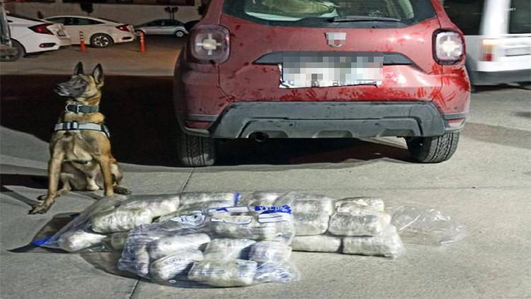 Gaziantep'te 20 kilo esrar ele geçirildi