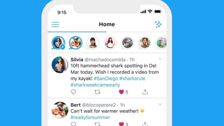 Twitter da hikayeler özelliğini kullanıcılarına sunuyor
