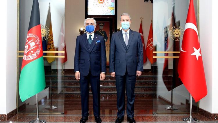 Milli Savunma Bakanı Akar, Afganistan Milli Uzlaşı Yüksek Konseyi Başkanı ile görüştü