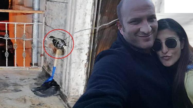 Ayrılmak isteyen kadının kapısının önüne bomba düzeneği kurdu