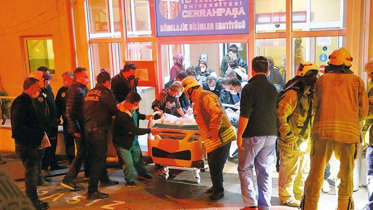 Cerrahpaşa’da yangın paniği