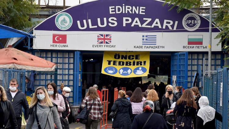 Edirne’de Ulus Pazarı, koronavirüs tedbirleri kapsamında 2 hafta açılmayacak