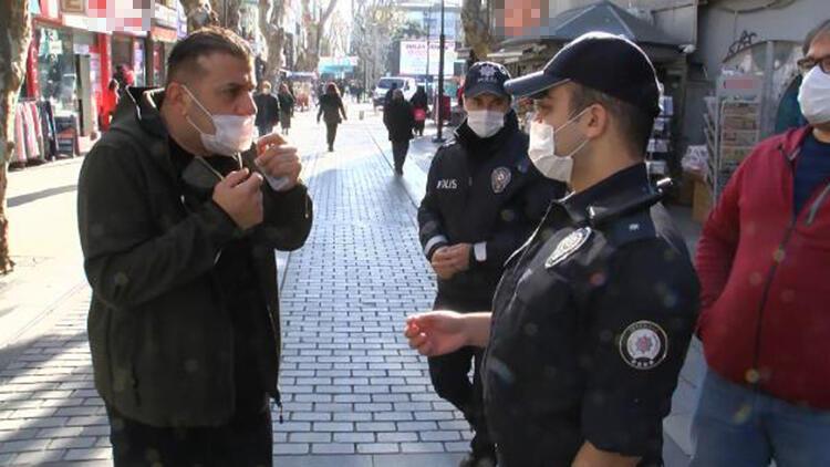 Pendikte 24 kişiye maske cezası