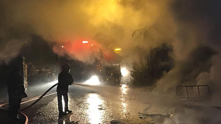 Ankara'da korku dolu anlar! Ev yanıp kül oldu