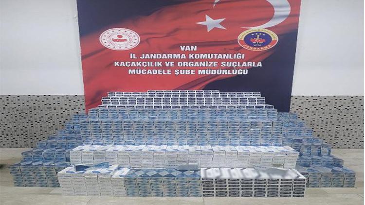 Van'da 24 bin 70 paket kaçak sigara ele geçirildi: 8 gözaltı