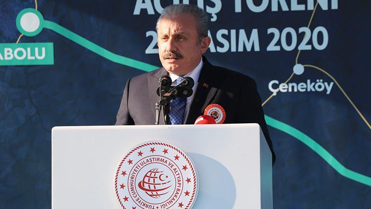 TBMM Başkanı Mustafa Şentop, Tekirdağ-Hayrabolu Yolu Kandamış Kesimi Açılış Töreni'ne katıldı