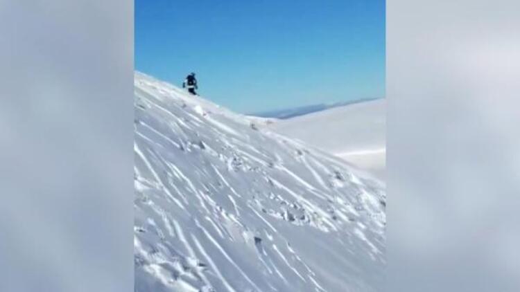 ABD’de kayakçılar çığ altında kalmaktan son anda kurtuldu