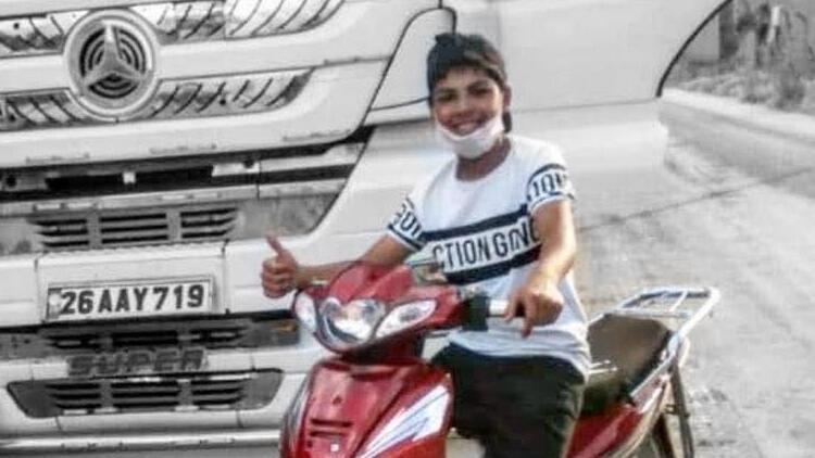 14 yaşındaki Salih Danabaş, motosiklet kazasında öldü